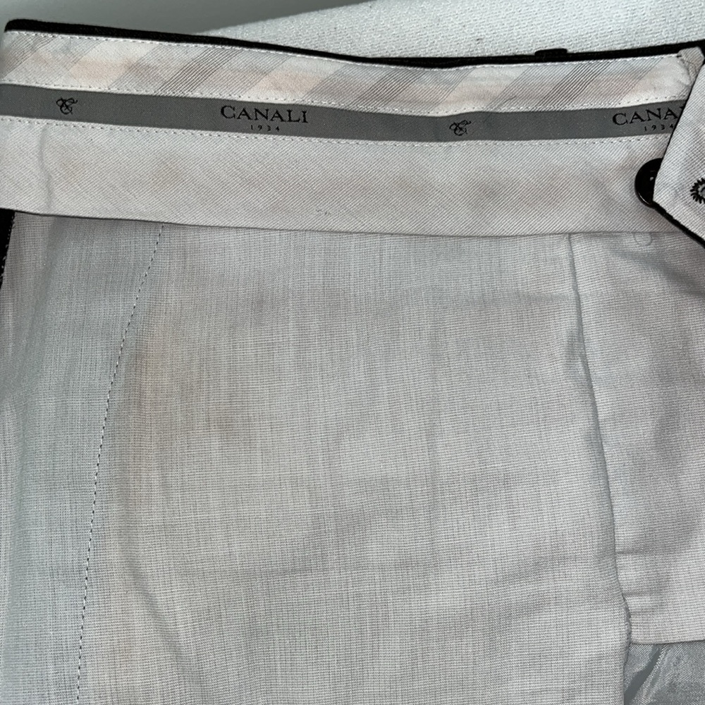 Canali Dress Pants Brown, VGUC, waist 37”, Inseam 30”. 100% Wool, made in Italy - Picture 13 of 16